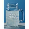 16 Oz. Handled Mason Jar Glass (Set of 2)